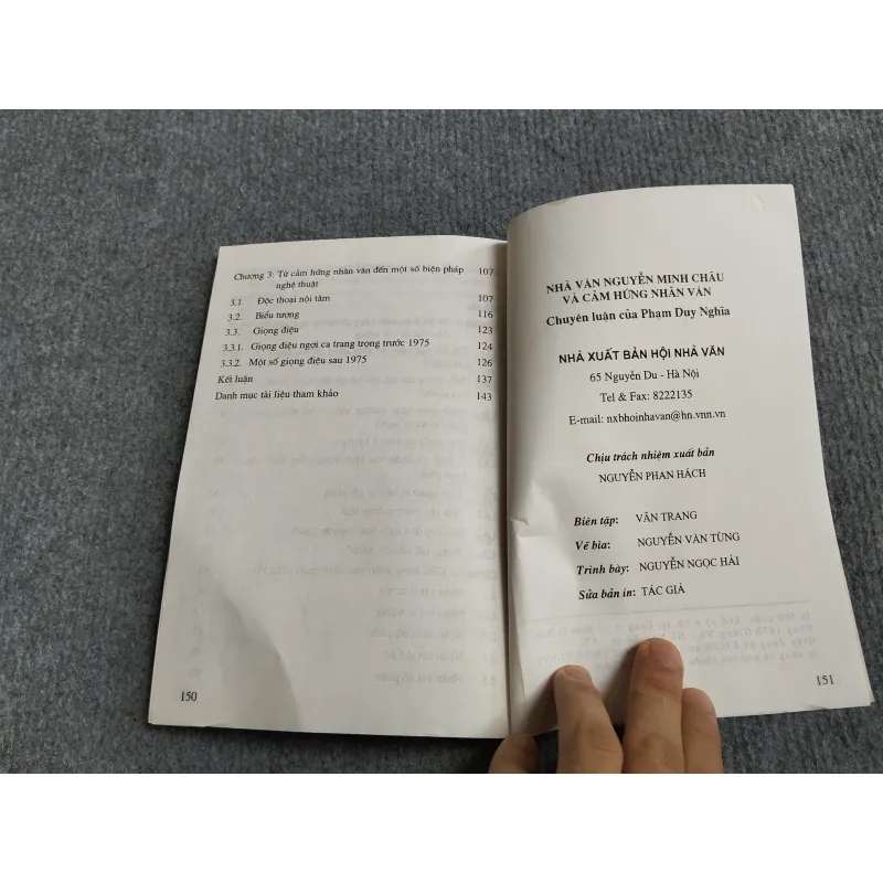 NHÀ VĂN NGUYỄN MINH CHÂU & CẢM HỨNG NHÂN VĂN 570997