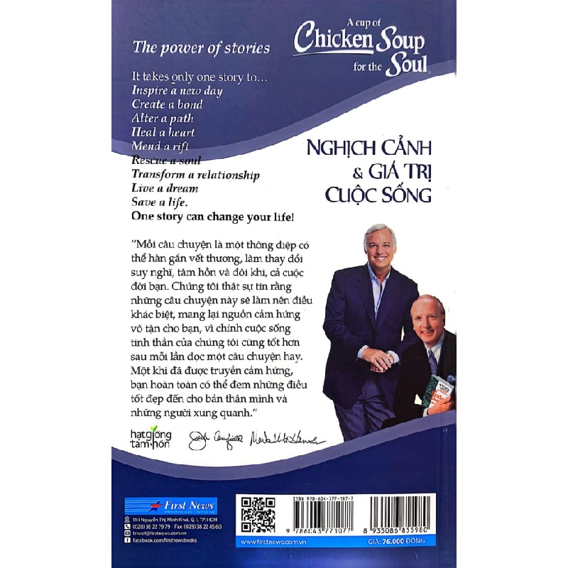 Chicken Soup For The Soul - Nghịch Cảnh Và Giá Trị Cuộc Sống (Song Ngữ Anh - Việt) - Jack Canfield, Mark Victor Hansen 141875