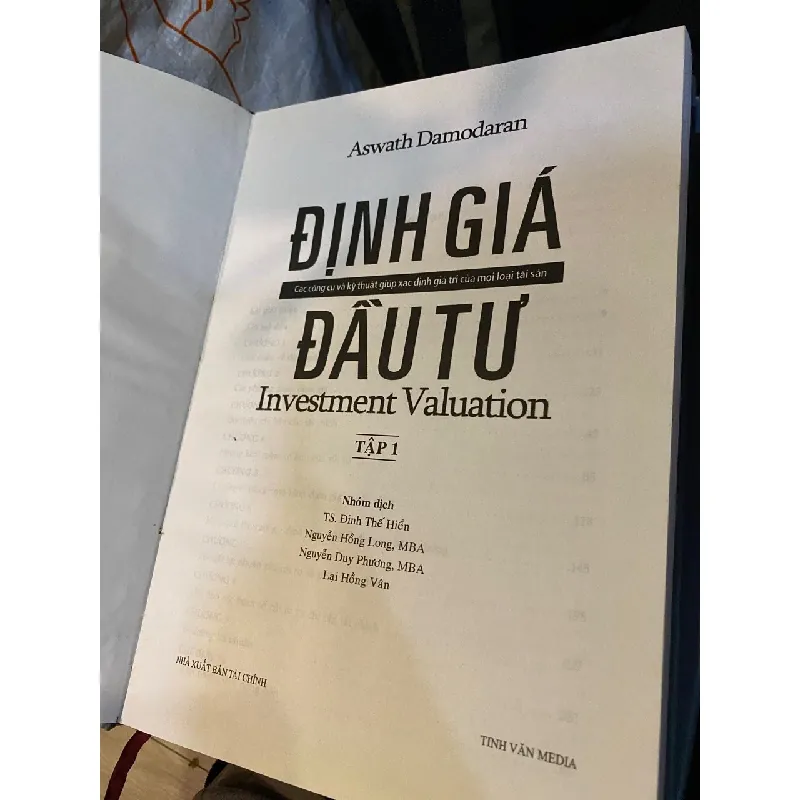 Định giá đầu tư, bộ 2 tập - Aswath Damodaran 557585