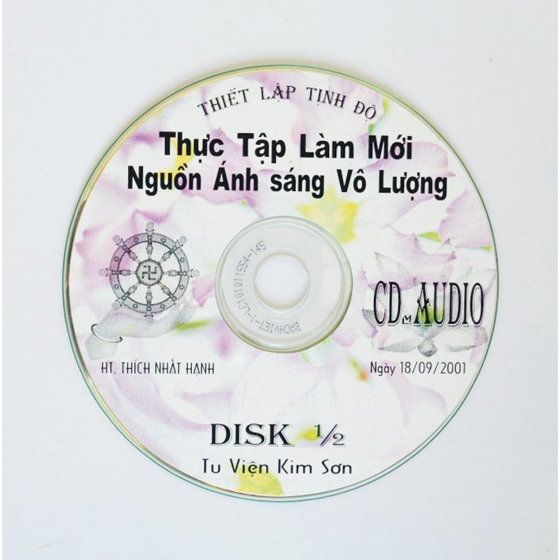 Bộ 02 Audio CD Thực tập làm mới nguồn Ánh sáng Vô lượng 71812