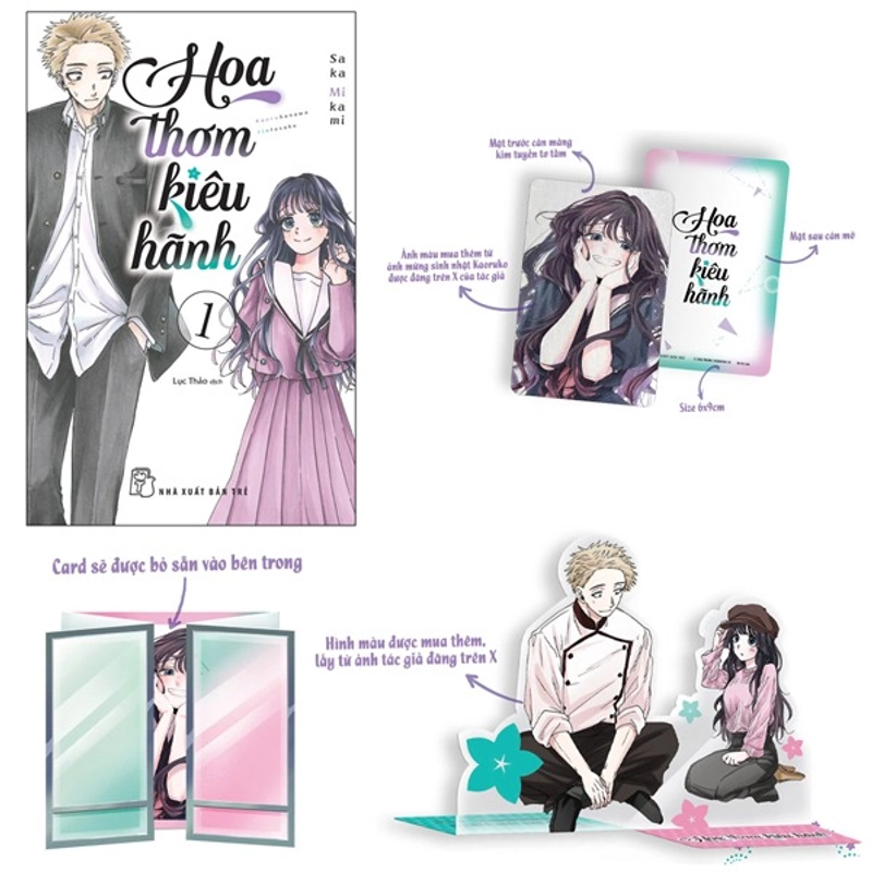 Combo Manga Hot: Hoa Thơm Kiêu Hãnh - Tập 1 + Tập 2 tặng Telus 2 517414
