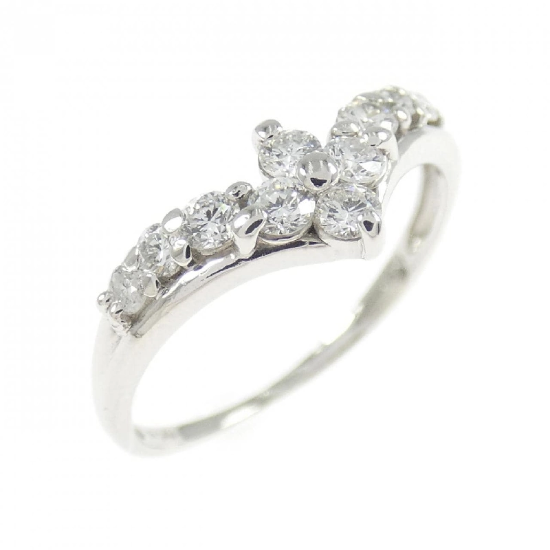 Nhẫn kim cương hoa PT900 0.30CT - Hàng hiệu Authentic 850033