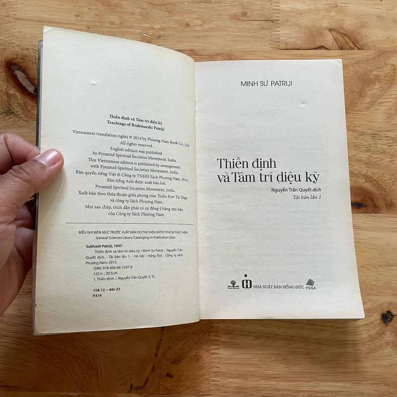 II Tựa sách: Thiền Định Và Tâm Trí Diệu Kỳ - Minh Sư Patriji - 2015 489466