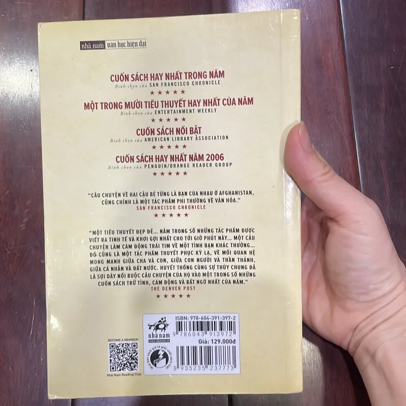 Văn học nước ngoài : NGƯỜI ĐUA DIỀU - Khaled Hosseini - bestseller  1038526
