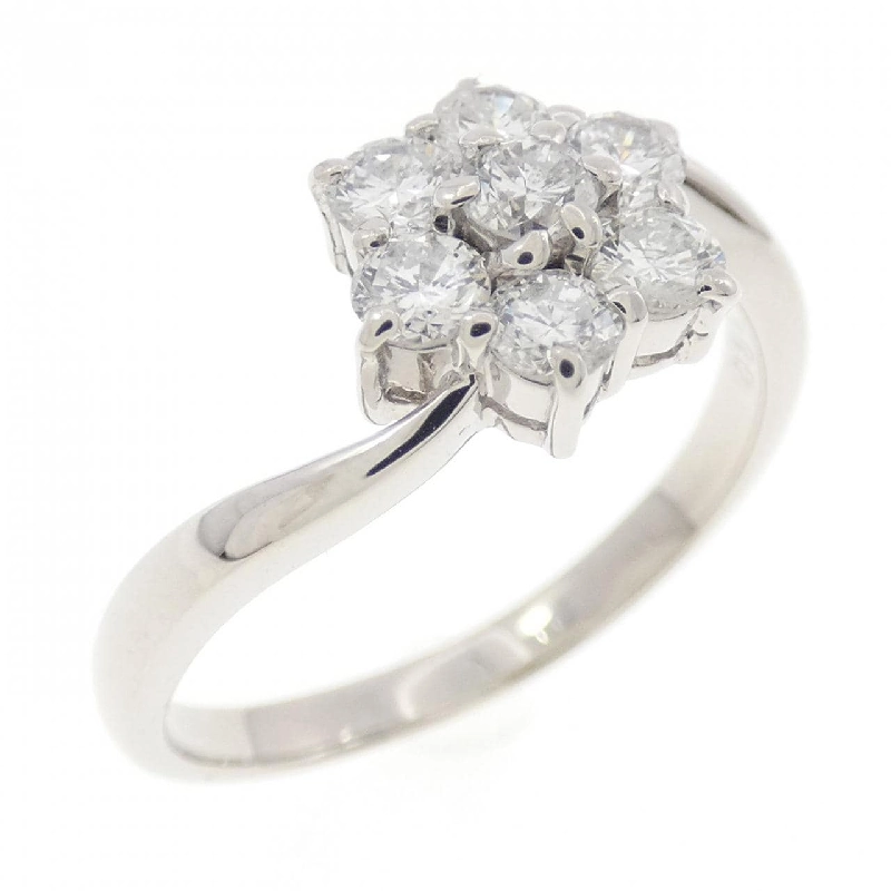 Nhẫn kim cương hoa PT900 0.54CT 667933