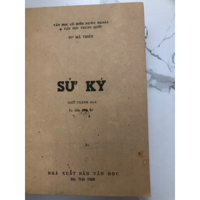 Sử ký Tư Mã Thiên – Tư Mã Thiên 998423