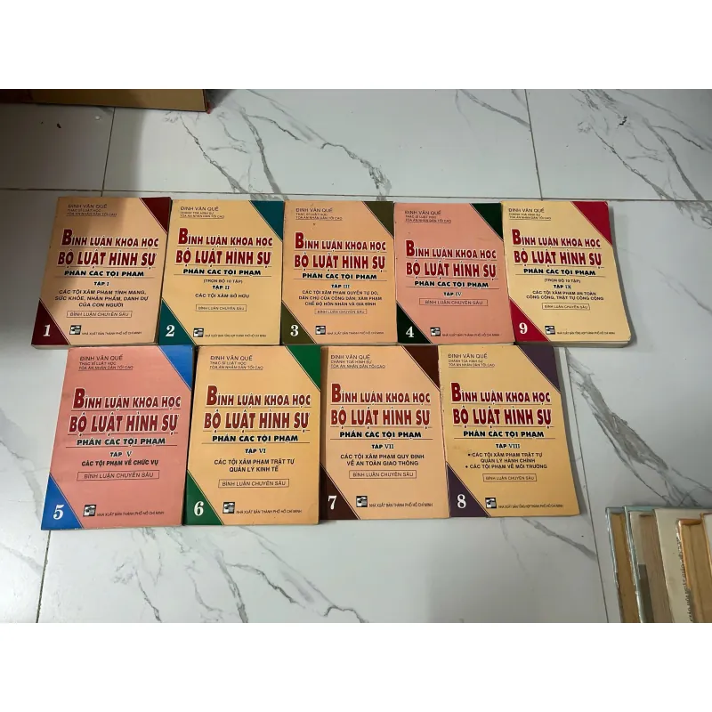 Bình Luận Khoa Học Bộ Luật Hình Sự-phần các tội phạm – Đinh Văn Quế (9 tập) 990042