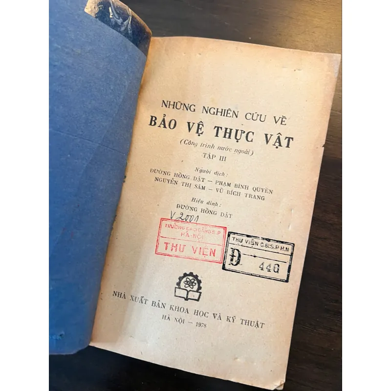 📖 (Hiếm) Những nghiên cứu về bảo vệ thực vật (trọn bộ 3 tập) 565188