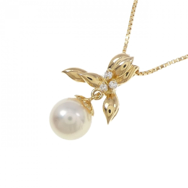 K18YG Vòng cổ ngọc trai Akoya 6.9mm - Hàng hiệu Chính hãng 855903