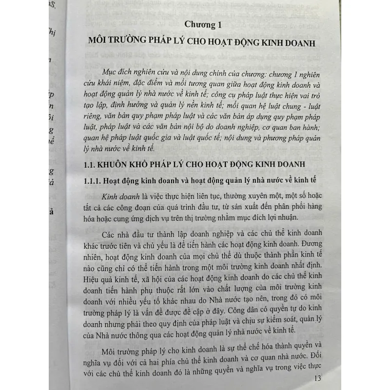 GIÁO TRÌNH PHÁP LUẬT KINH TẾ 702209