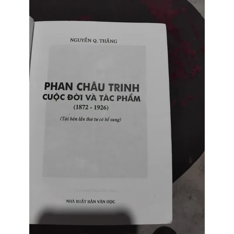 Phan Châu Trinh cuộc đời và tác phẩm  1036064