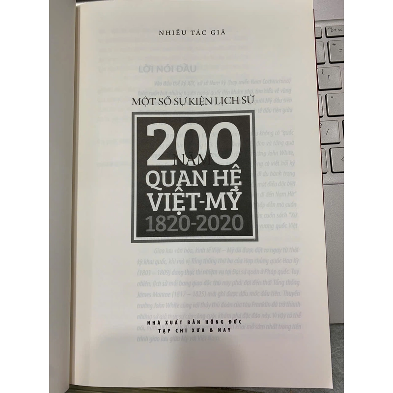 200 NĂM QUAN HỆ VIỆT MỸ 1820 - 2020 (NHIỀU TÁC GIẢ) 544213
