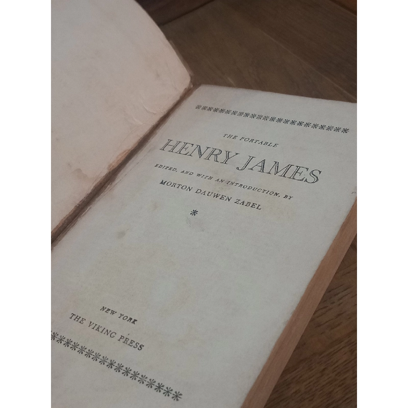 The Portable Henry James - edited by Morton Dauwen Zabel 961479