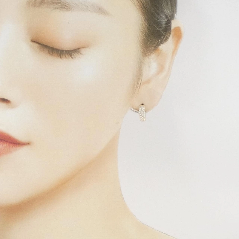 Bông tai kim cương Pavé K18YG 0.66CT - Hàng hiệu Chính hãng 866218