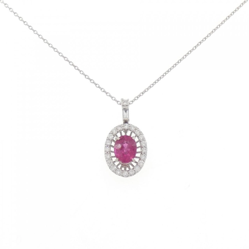 Dây chuyền ruby PT900/PT850 0.86CT - Hàng hiệu Chính hãng 862167