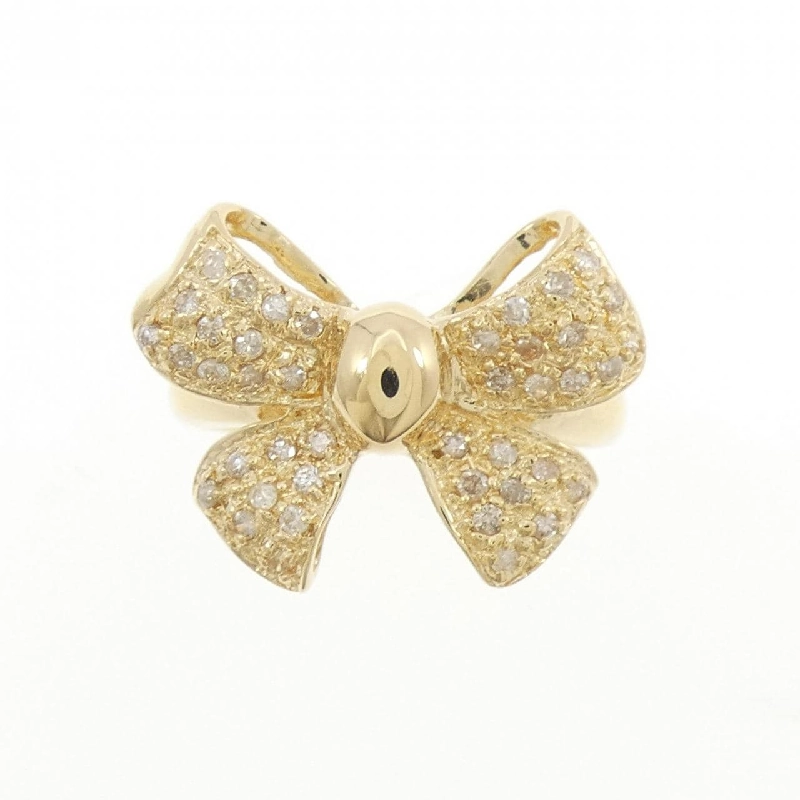 Nhẫn kim cương hình ruy băng K18YG 0.33CT - Hàng hiệu Chính hãng 849692