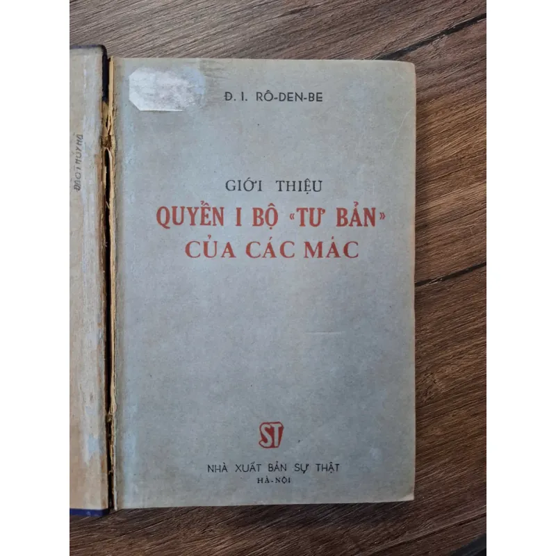 Giới thiệu Quyển I bộ "Tư Bản" của Các Mác - Đ.I. Rô-den-be - Nghiên cứu/Chính trị 702205