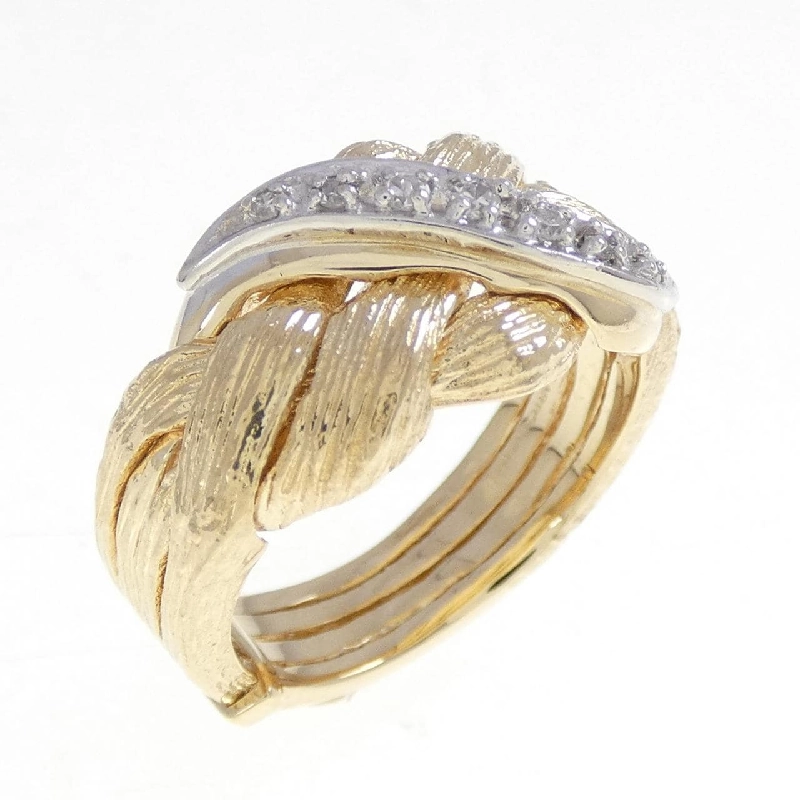 Nhẫn kim cương 14KYG/14KWG - Hàng hiệu Authentic 849117