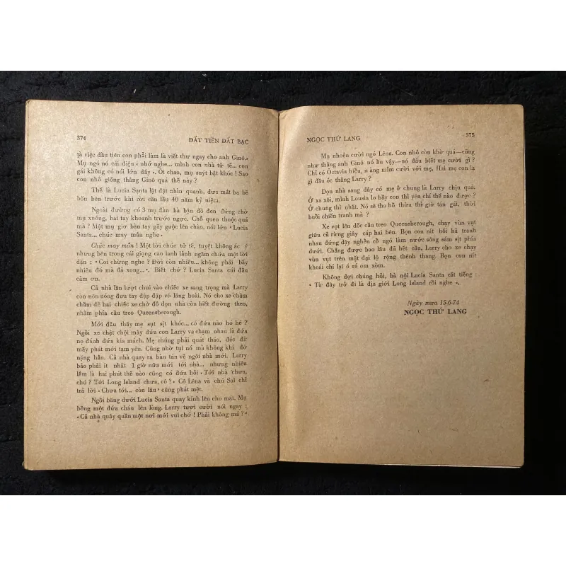[ Sách xưa] Đất Tiền Đất Bac, của tác giả Mario Puzo, do Ngọc Thứ L 1037829