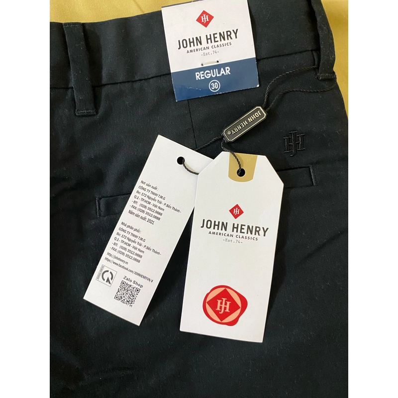 Quần short kaki nam John Henry 474648