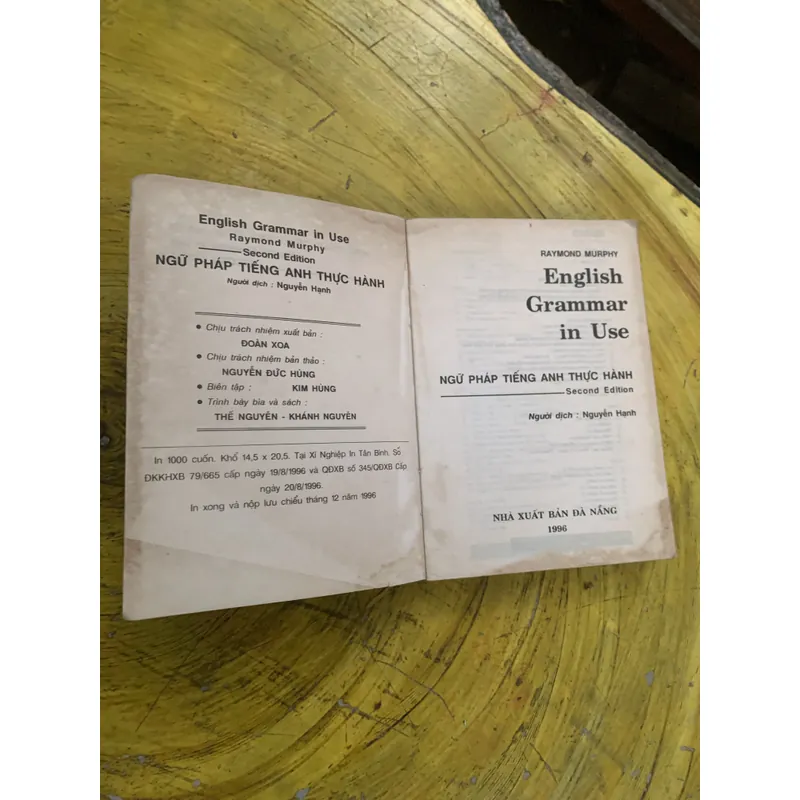 ENGLISH GRAMMAR IN USE NGỮ PHÁP TIẾNG ANH THỰC HÀNH 136 đề mục ngữ pháp 737692