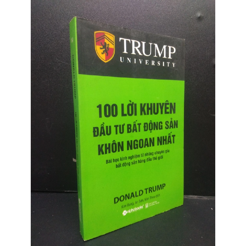 100 Lời khuyên đầu tư bất động sản khôn ngoan nhất mới 90% bẩn nhẹ 2020 HCM2105 Donald Trump SÁCH KỸ NĂNG 145871