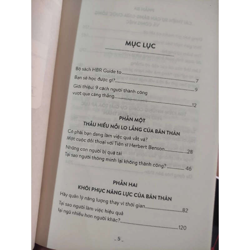 HBR Guide to Giải tỏa áp lực 910276