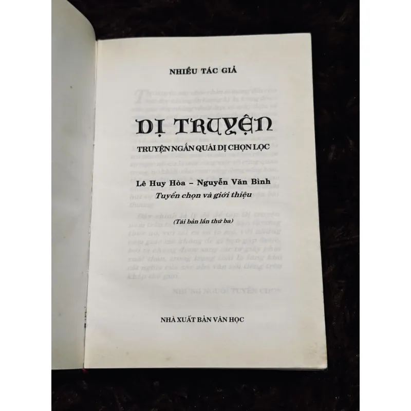 Dị truyện (bìa cứng) 937055