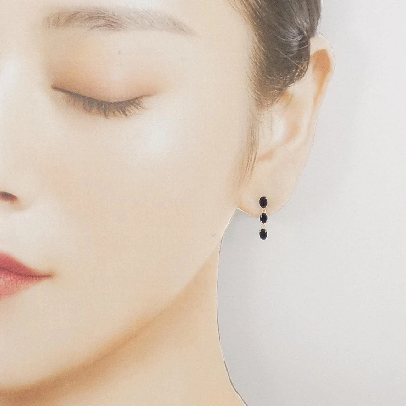 K10YG Bông tai Onyx - Hàng hiệu Chính hãng 866655