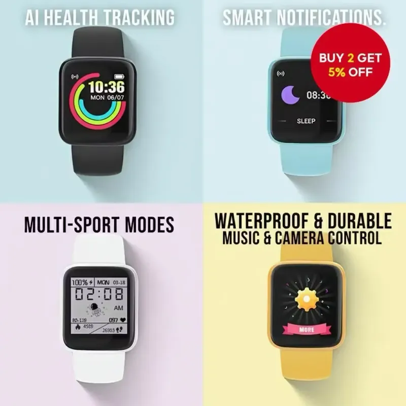 Đổng hồ thông minh y68 kết nối với điện thoại 754603