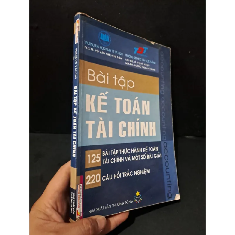 [Sách Cũ SCGR] Bài tập kế toán tài chính mới 70% bẩn bìa, ố nhẹ, tróc gáy, có chữ viết 2012 HCM1604 GIÁO TRÌNH, CHUYÊN MÔN 685253