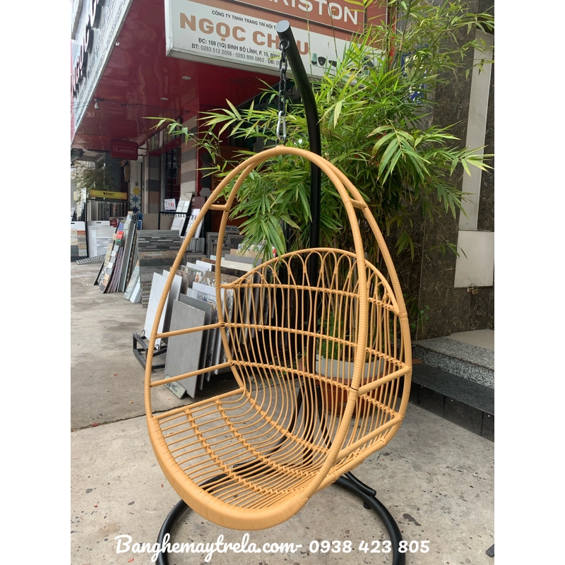 Ghế xích đu treo mây nhựa 542983