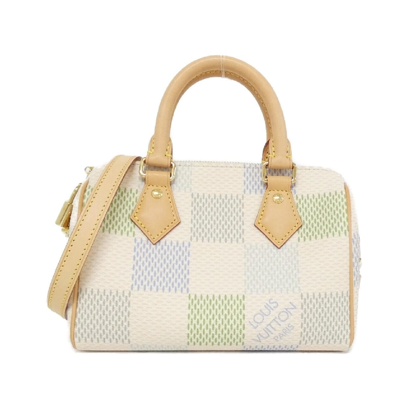 Túi xách Boston Louis Vuitton Damier Rishas Speedy Bandolier 20cm N40515 614523