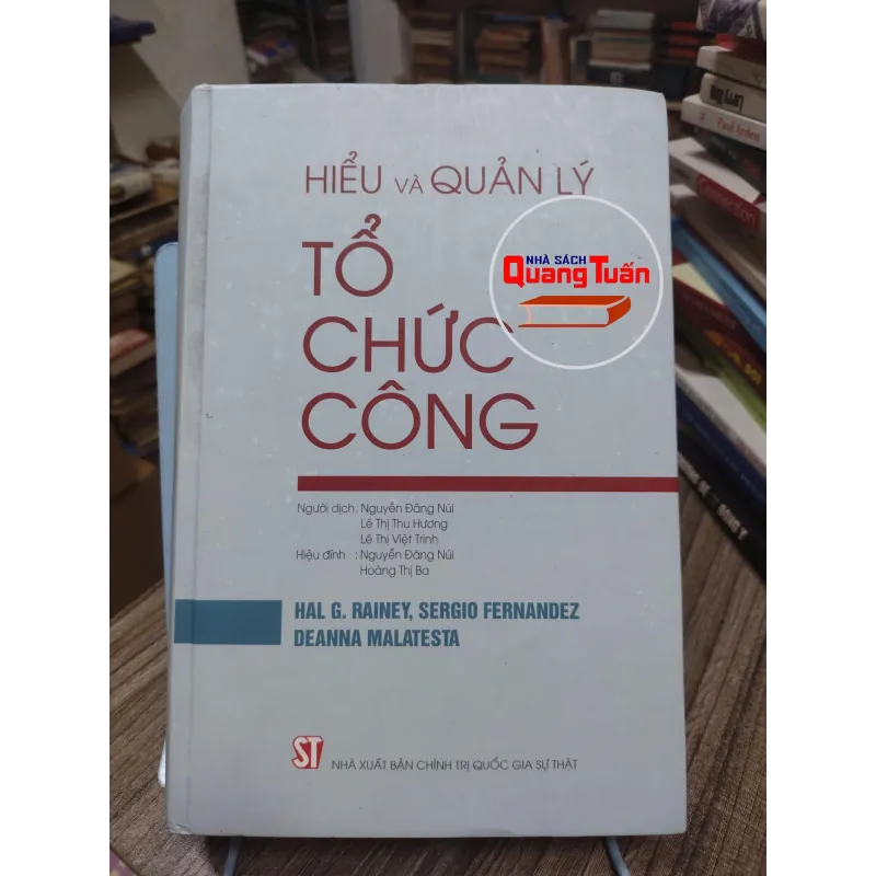 Sách:  Hiểu và quản lý tổ chức công (A3) 625093