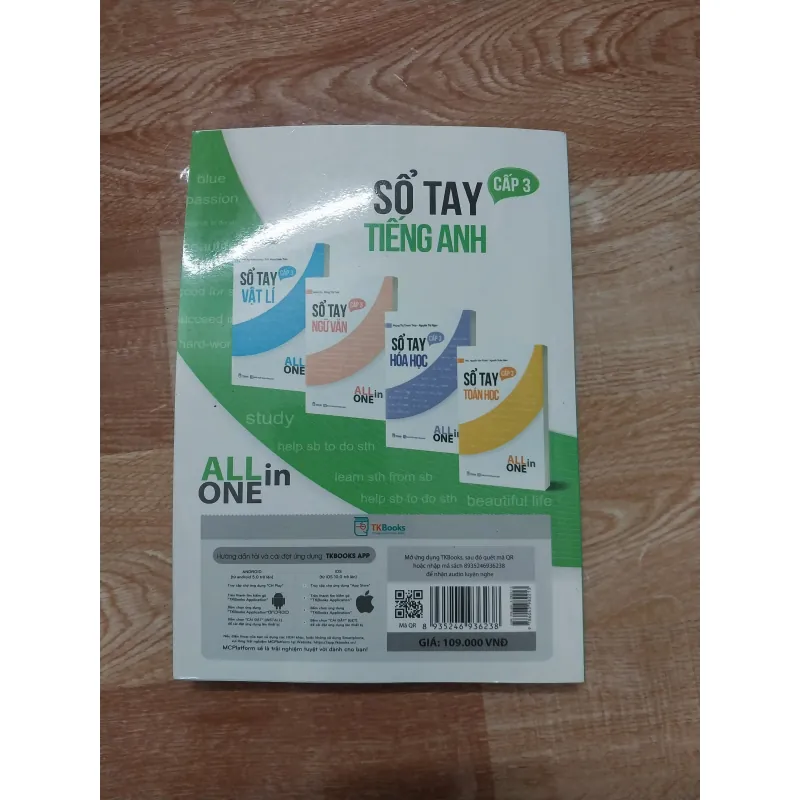 Sách tiếng Anh cấp 3 Sỡ Tày ALL in ONE xanh trắng 930885