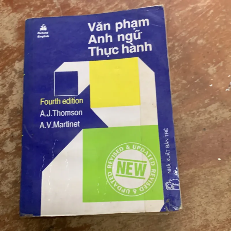  VĂN PHẠM ANH NGỮ THỰC HÀNH - nxb trẻ 1999 745164