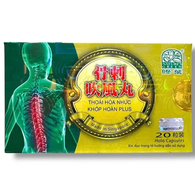 Viên uống đau nhức xương khớp, tê bì chân tay Thoái hóa nhức khớp hoàn Plus 800851