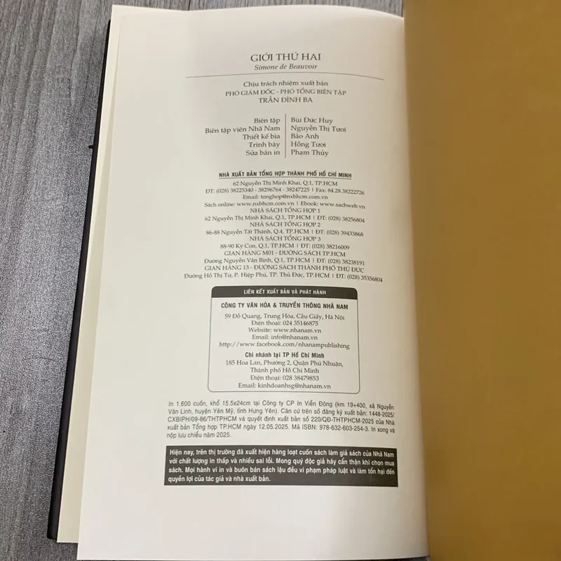 Giới thứ hai - simone de beauvoir. 7a1 732640