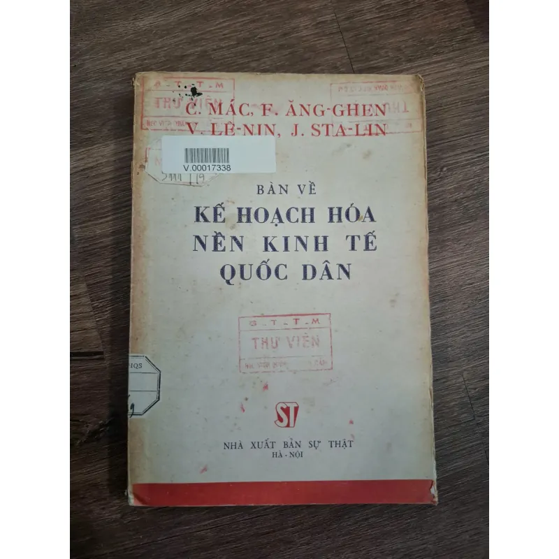 BÀN VỀ KẾ HOẠCH HÓA NỀN KINH TẾ QUỐC DÂN - C. MÁC, F. ĂNG-GHEN 718878
