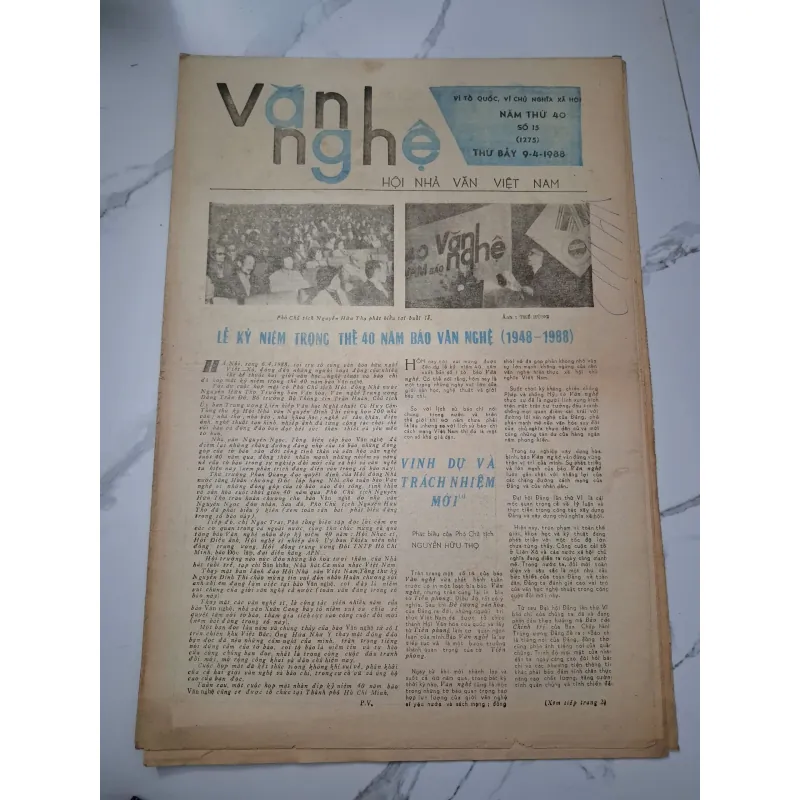 Báo Văn Nghệ số 15 (1275) - Nhiều tác giả - Chính luận/Báo chí 960046