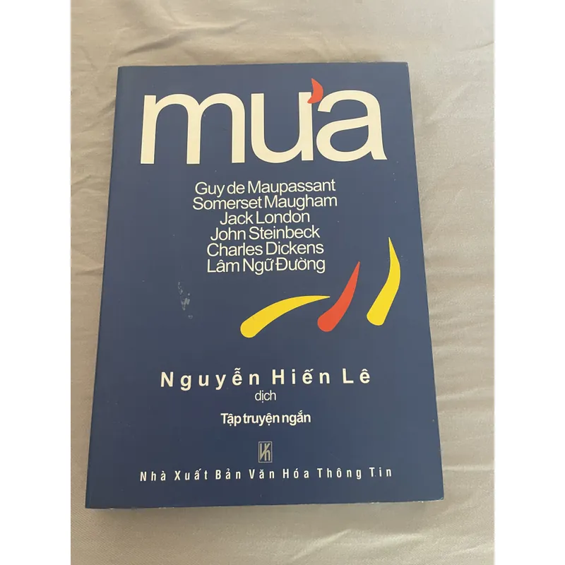 Tập truyện ngắn "Mưa" do Nguyễn Hiến Lê dịch 711605