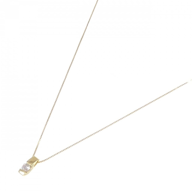 K18YG Dây chuyền kim cương 0.317CT - Hàng hiệu Chính hãng 863395