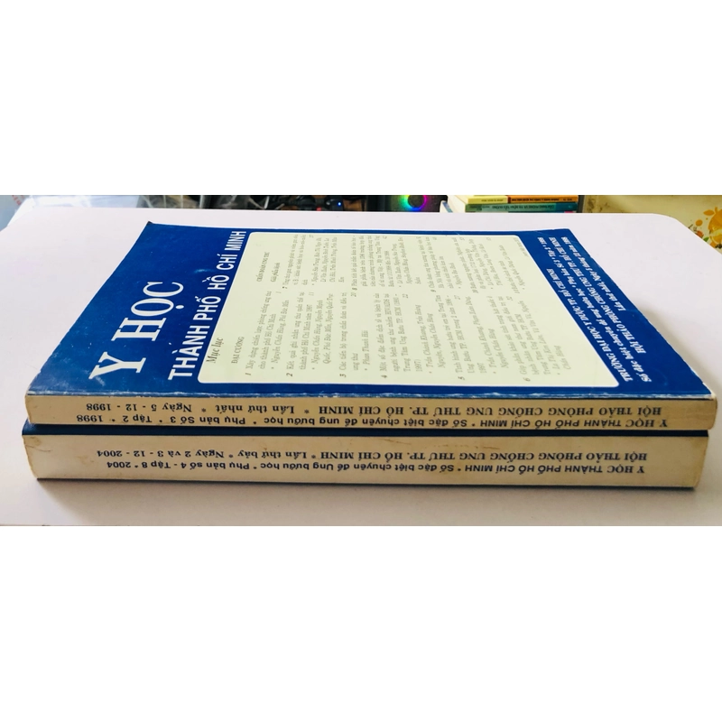 BỌ 2 cuốn Y học TP Hồ Chí Minh chuyên đề Ung Bướu Học 1998 & 2004 447393