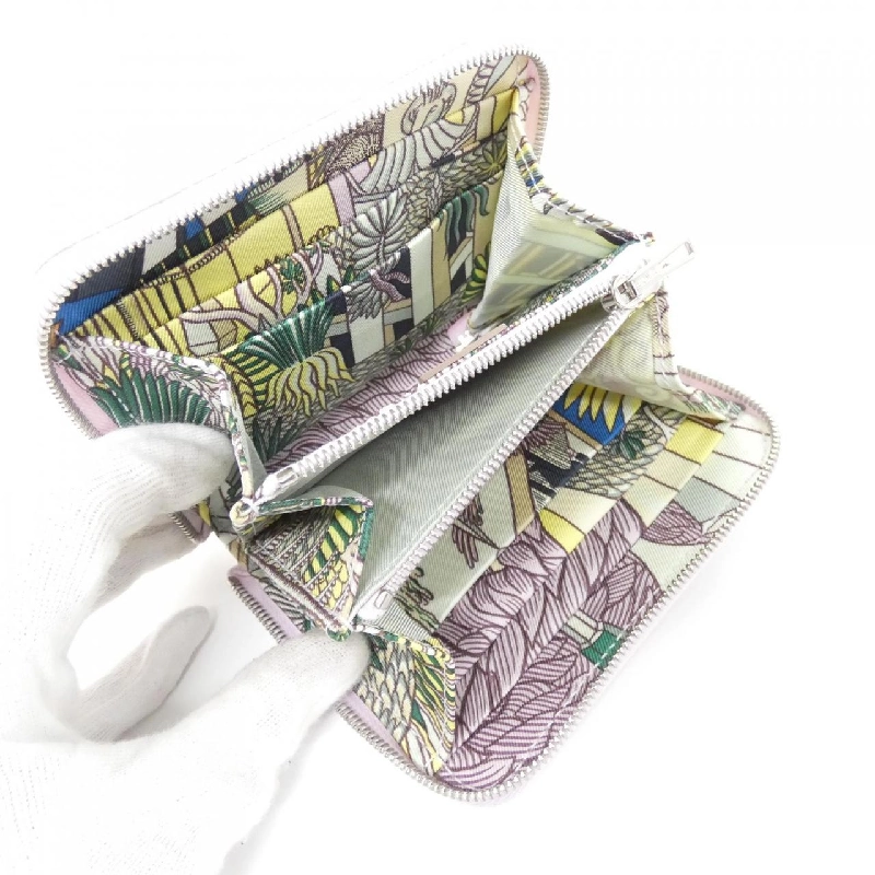 Ví Hermès ANIMAPOLIS Silk In Compact 079113CK 621304