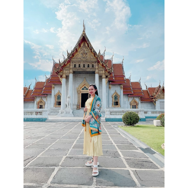 Váy maxi màu vàng hoa tháo rời 471678