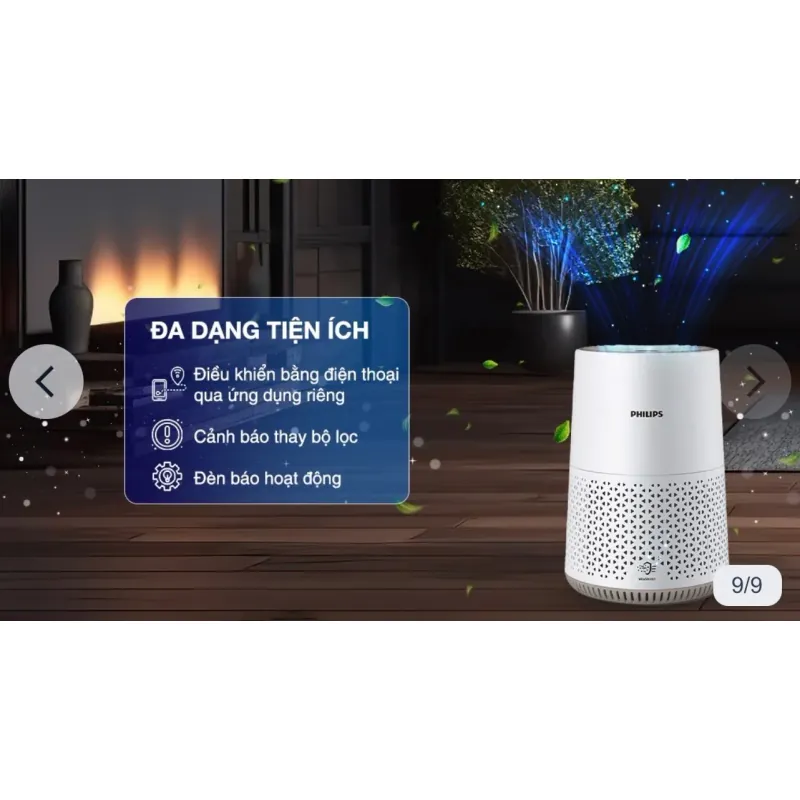 Máy lọc không khí Philips Ariendfa 600 Series màu trắng chính hãng 1049655