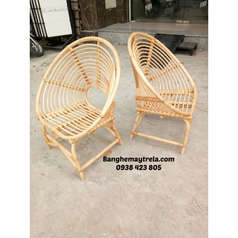 Ghế đơn mây tròn 462683