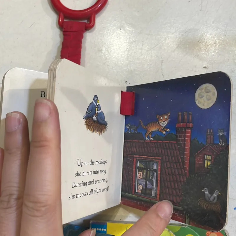 NGOẠI VĂN : sách trò chơi : usborne - baby’s very first buggy book Animals ; Dinosour  1027462