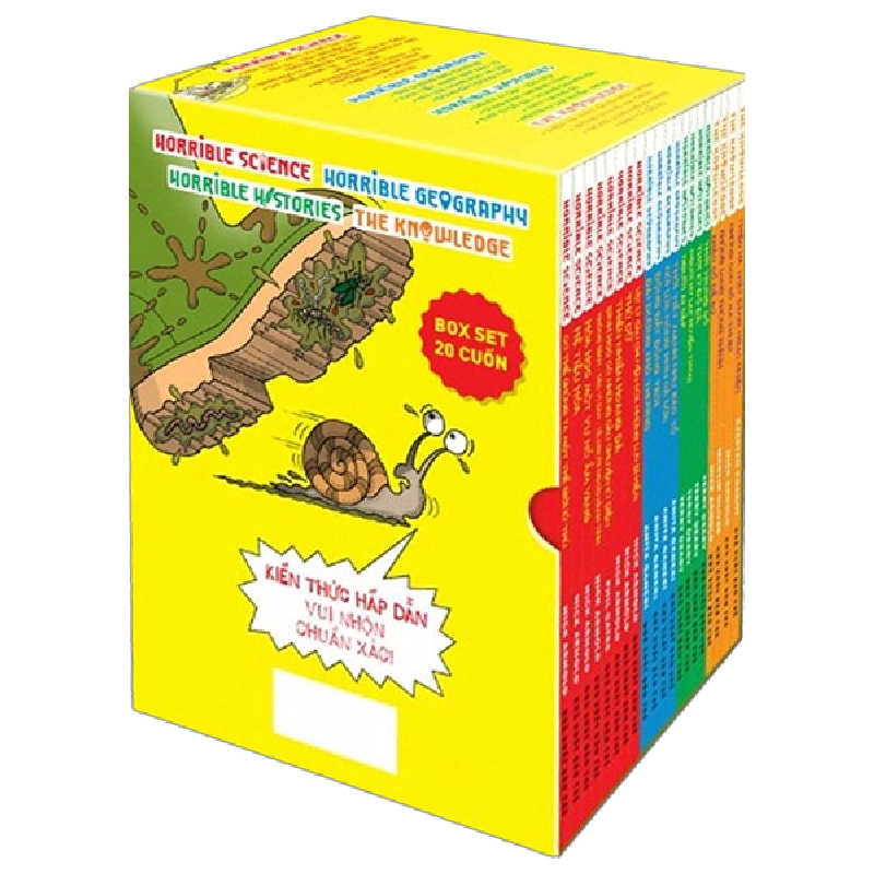 Kiến thức hấp dẫn - Vui nhộn chuẩn xác - box set 20 cuốn - HorribleScience, Horrible Geography, Horrible Histories, The Knowledge - 0 New 100% HCM.PO 56955