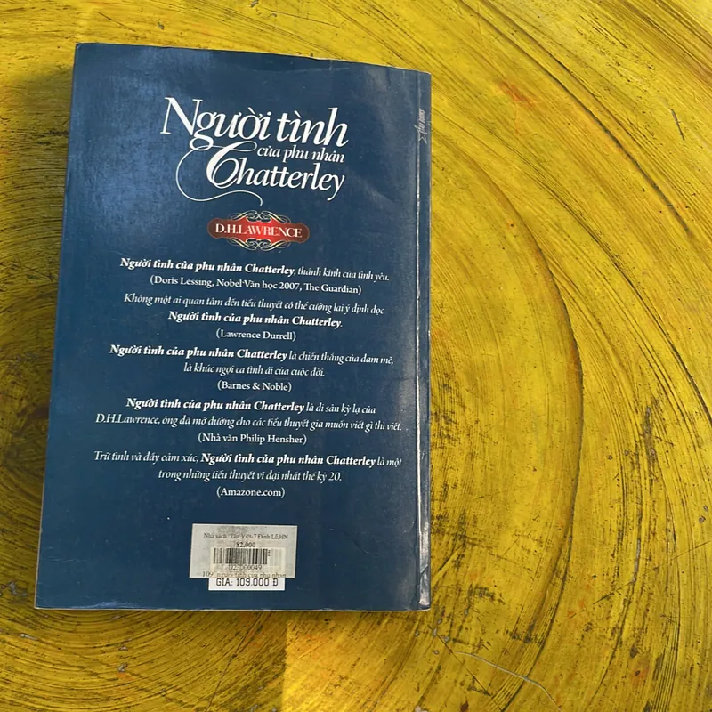 NGƯỜI TÌNH CỦA PHU NHÂN CHATTERLEY- (2)D.H. LAWRENCE 571911